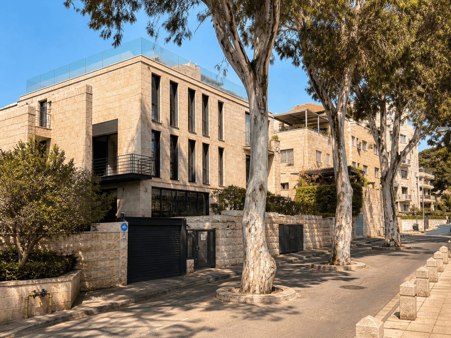 Jerusalem neighbourhood panorama