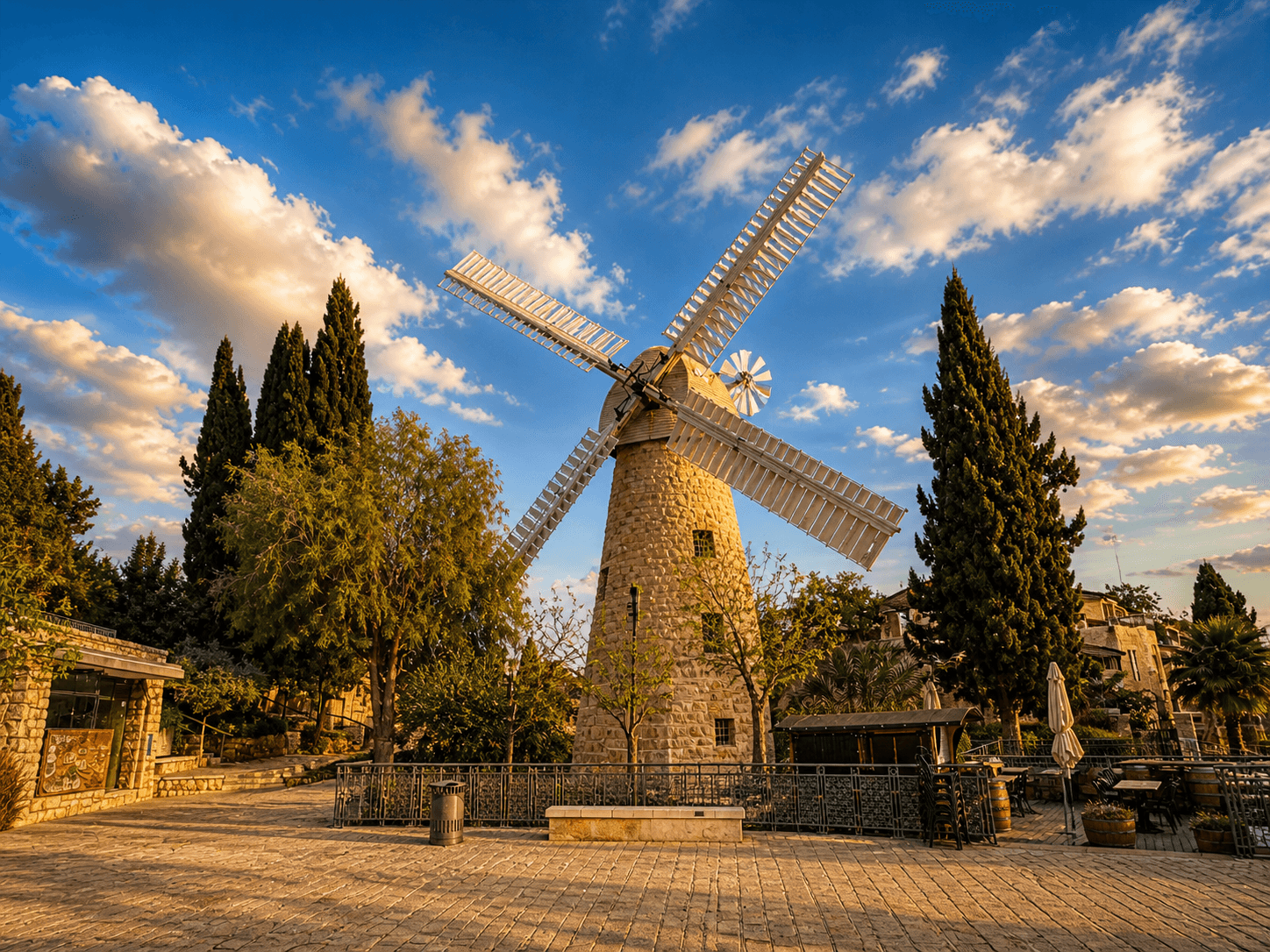 Montefiore Windmill, Yemin Moshe, Jerusalem